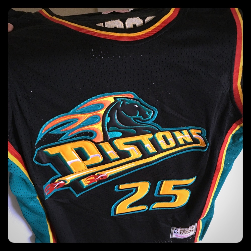 Black Rings Collection Mitchell & Ness Jersey